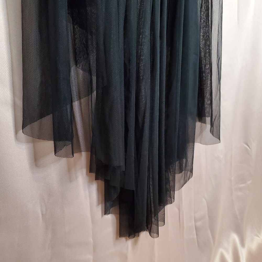 BCBG Max Azria High-Low Sequin and Tulle Dress - Picture 5 of 9